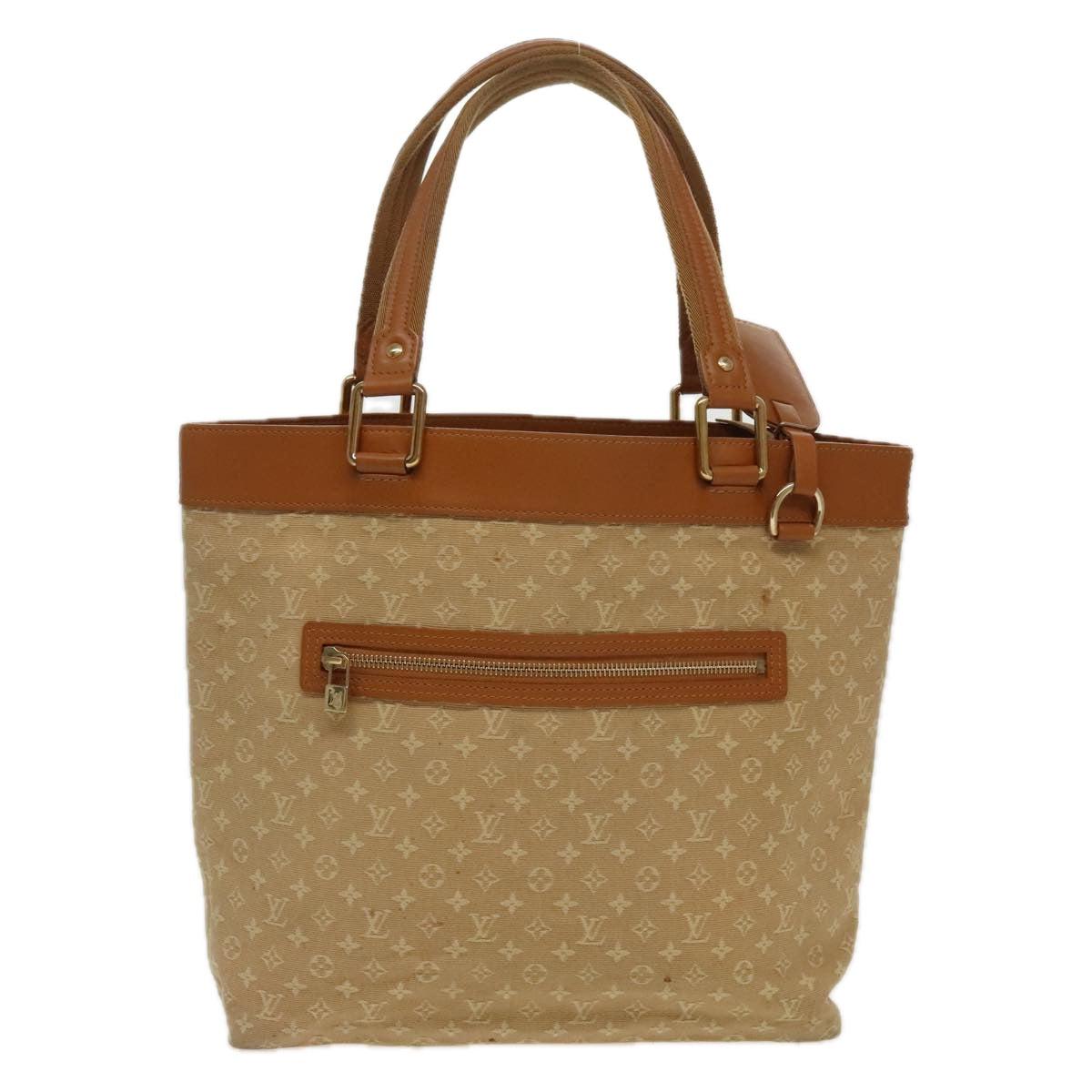 Mini Lin ToteBeige Monogram Canvas