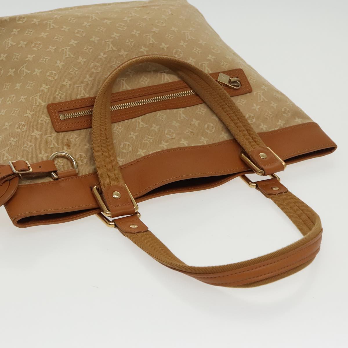 Mini Lin ToteBeige Monogram Canvas