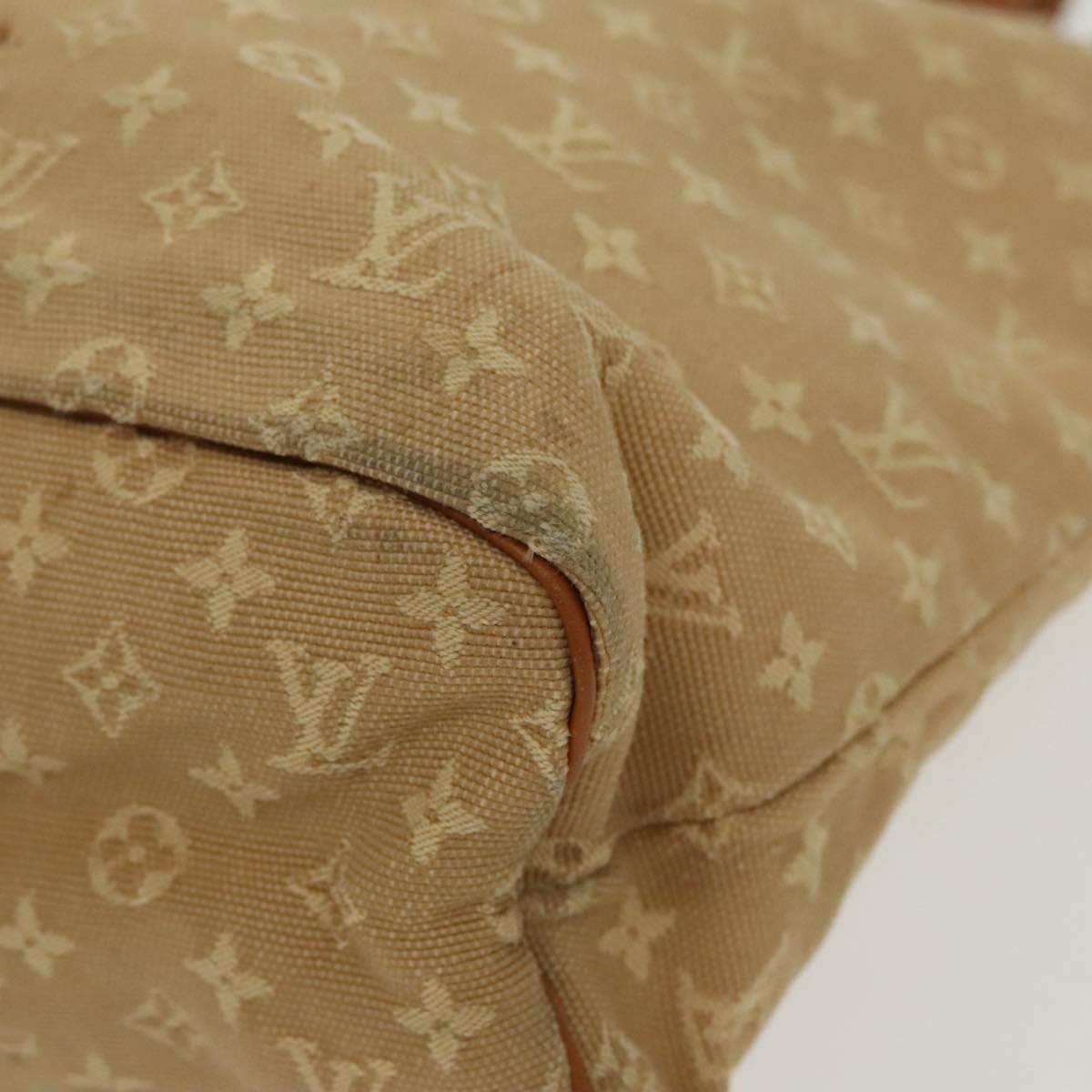 Mini Lin ToteBeige Monogram Canvas