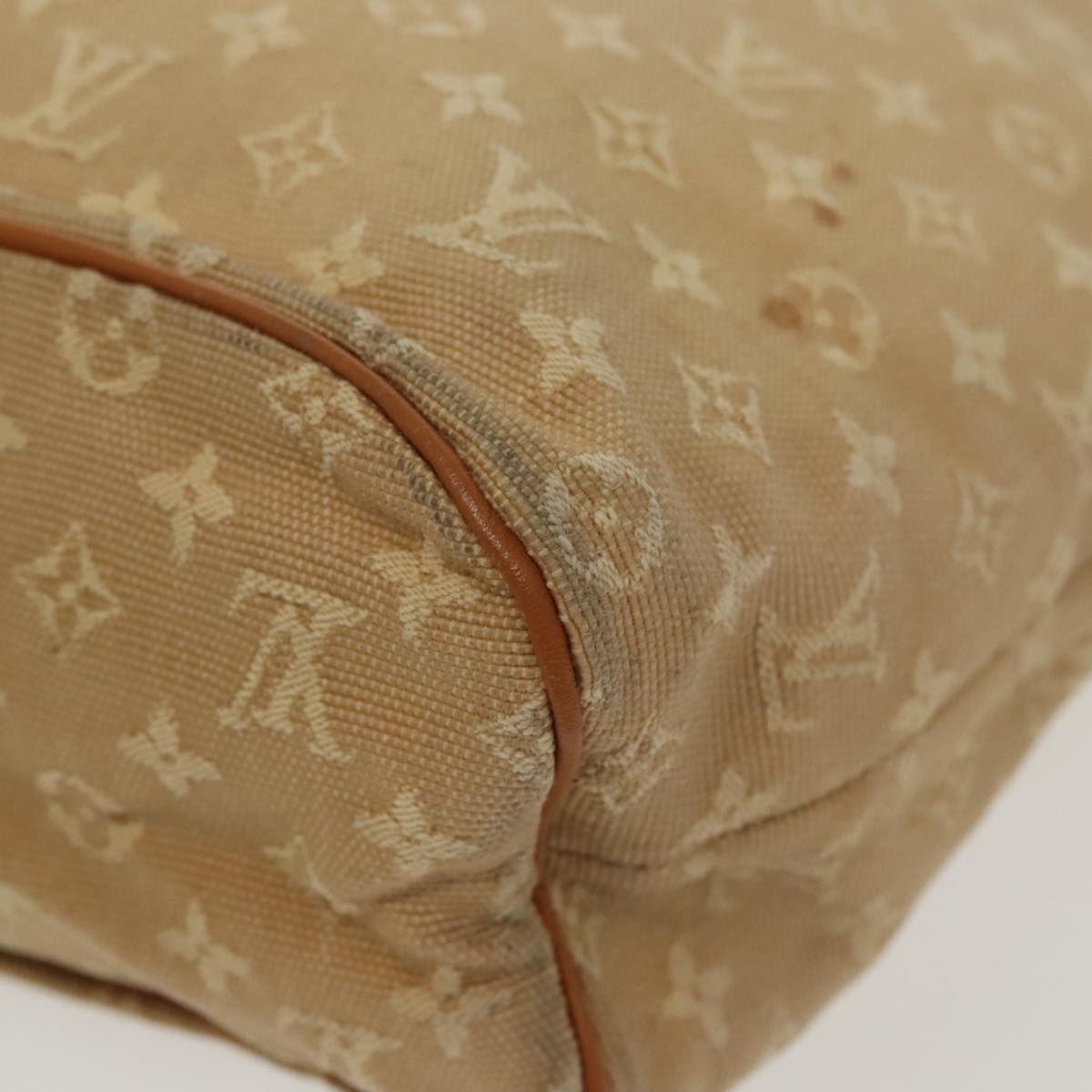 Mini Lin ToteBeige Monogram Canvas