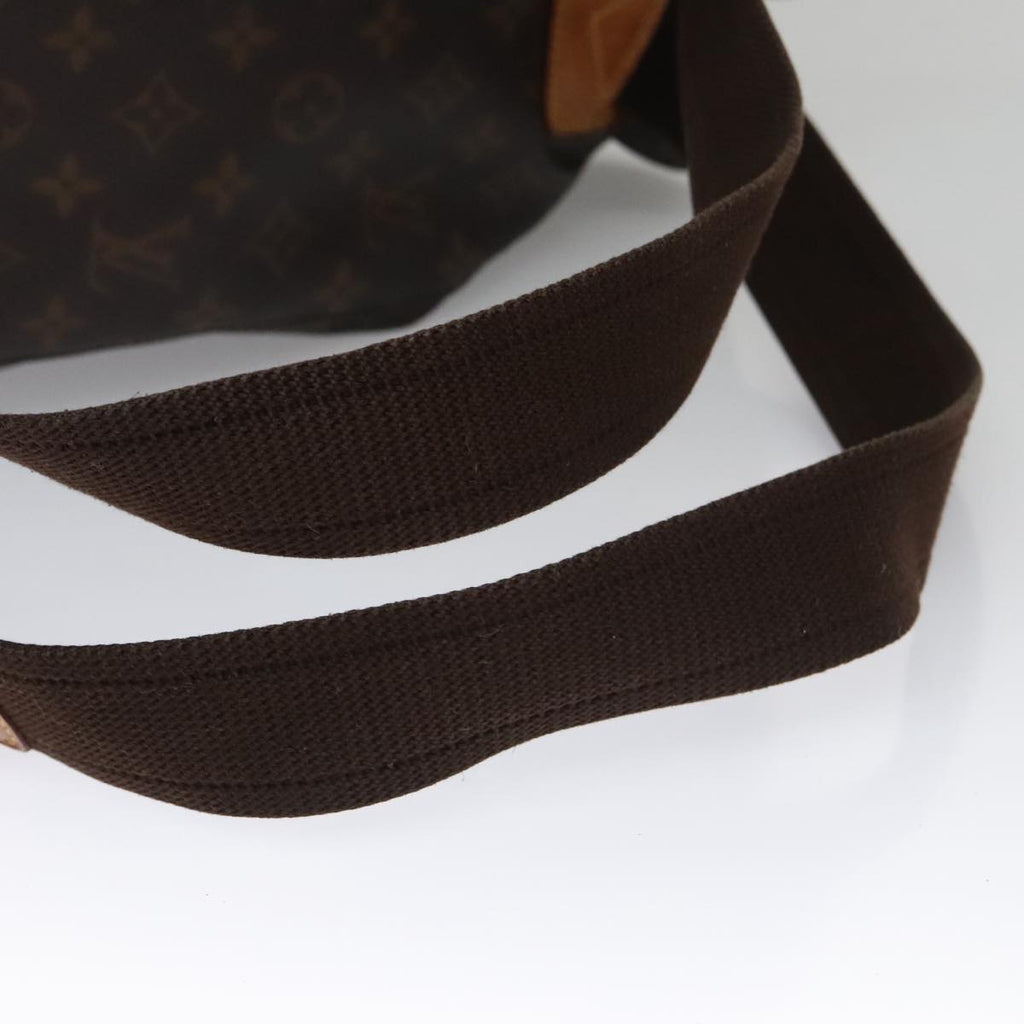 Vintage Canvas Backpack with Leather Trim