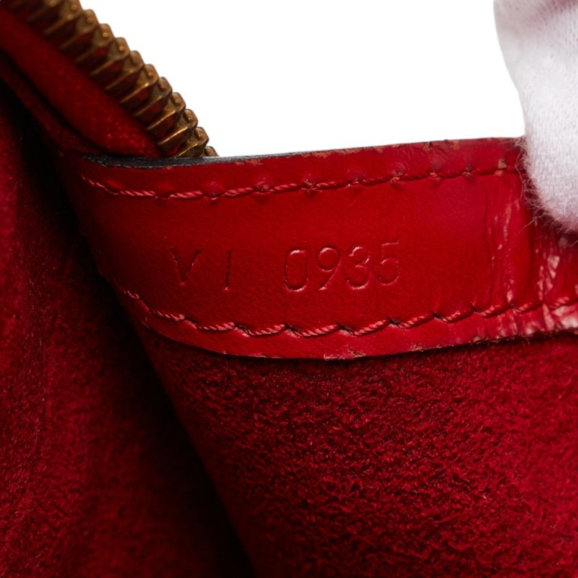 Epi Leather Speedy 30 Red Handbag