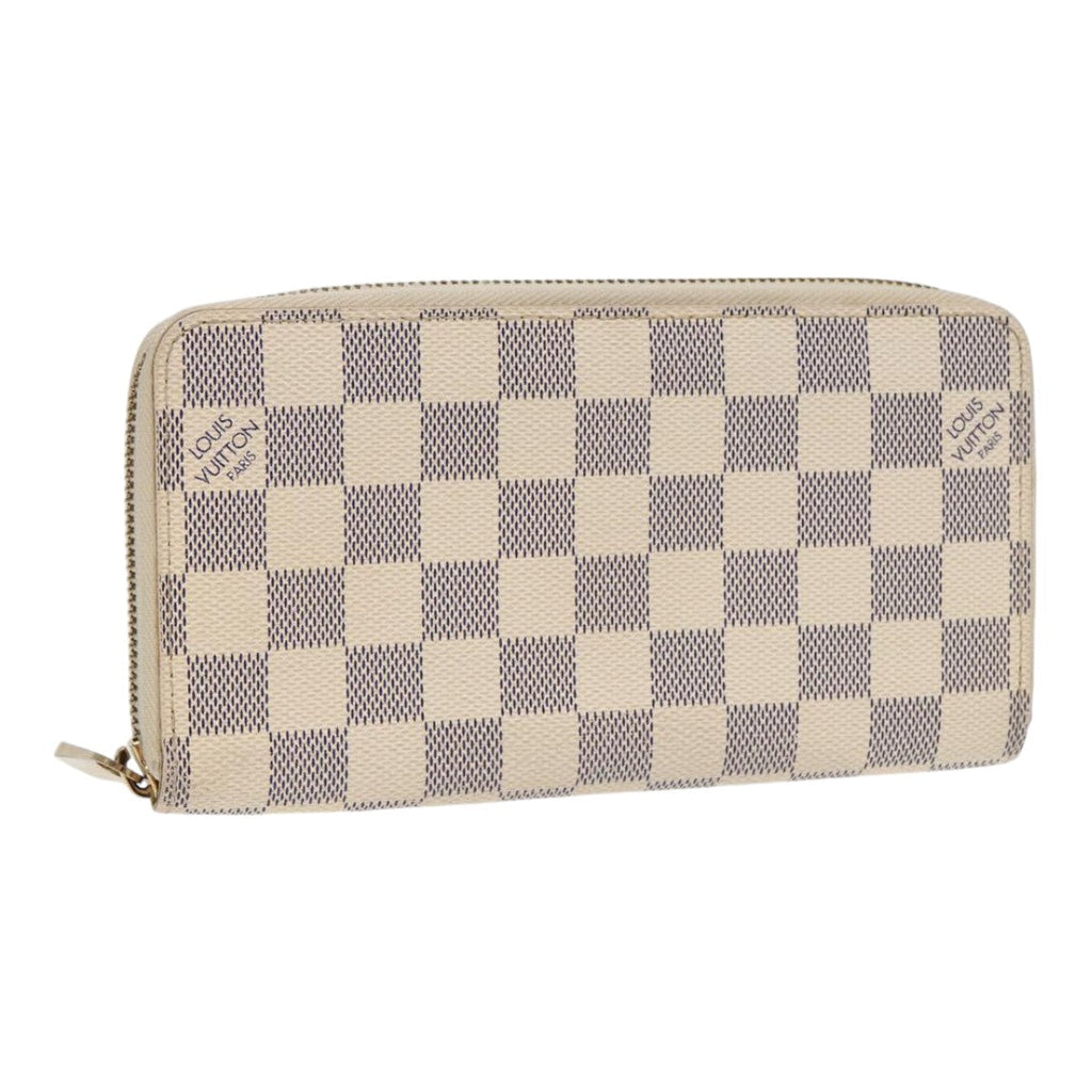 Zip Around Wallet Damier Azur