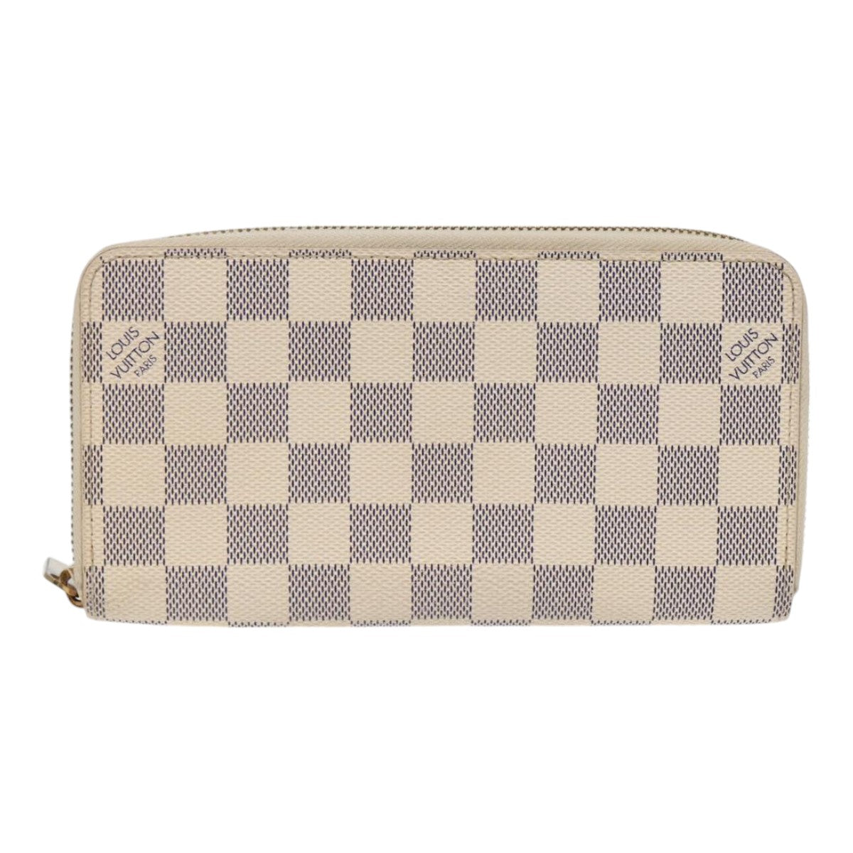 Zip Around Wallet Damier Azur