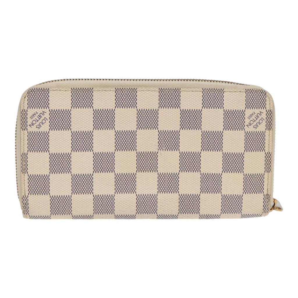 Zip Around Wallet Damier Azur