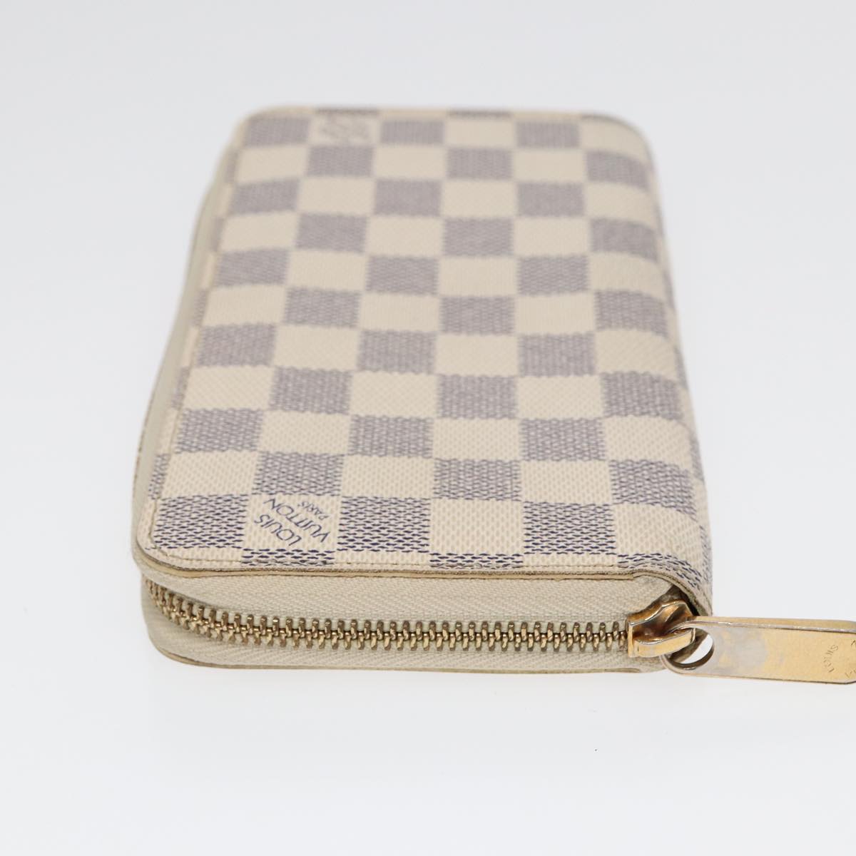 Zip Around Wallet Damier Azur