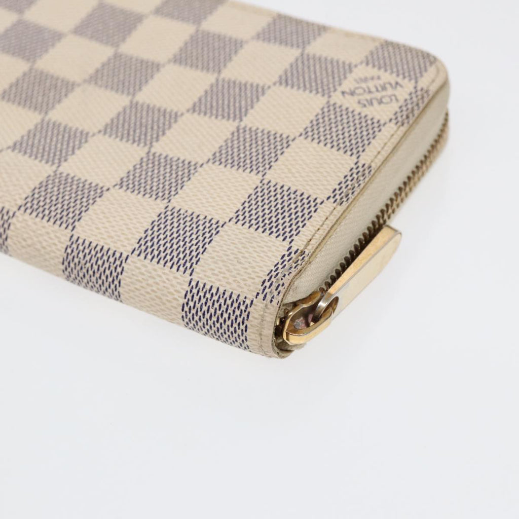 Zip Around Wallet Damier Azur