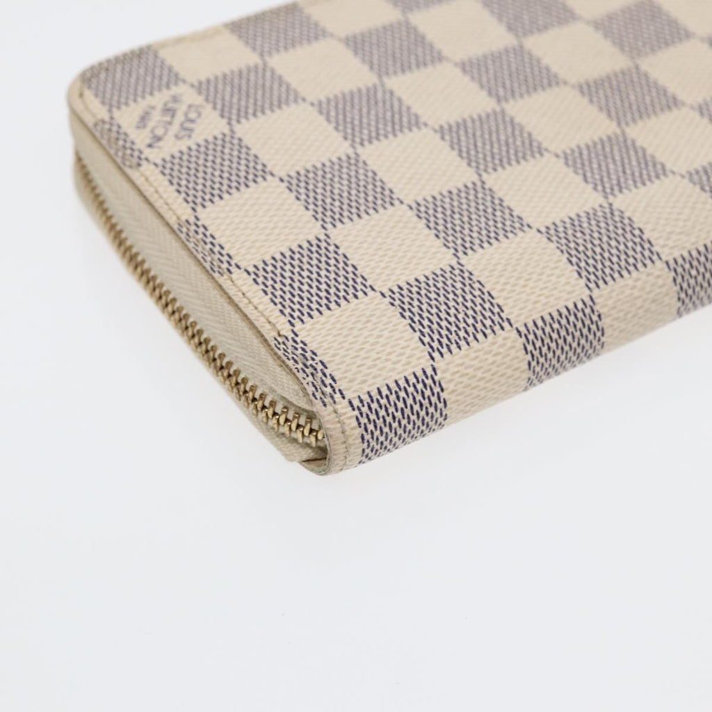 Zip Around Wallet Damier Azur