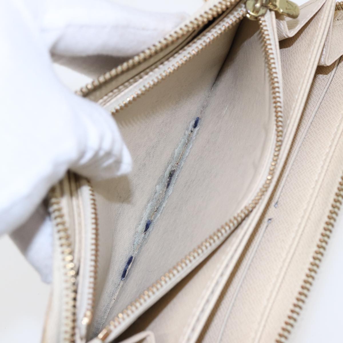 Zip Around Wallet Damier Azur