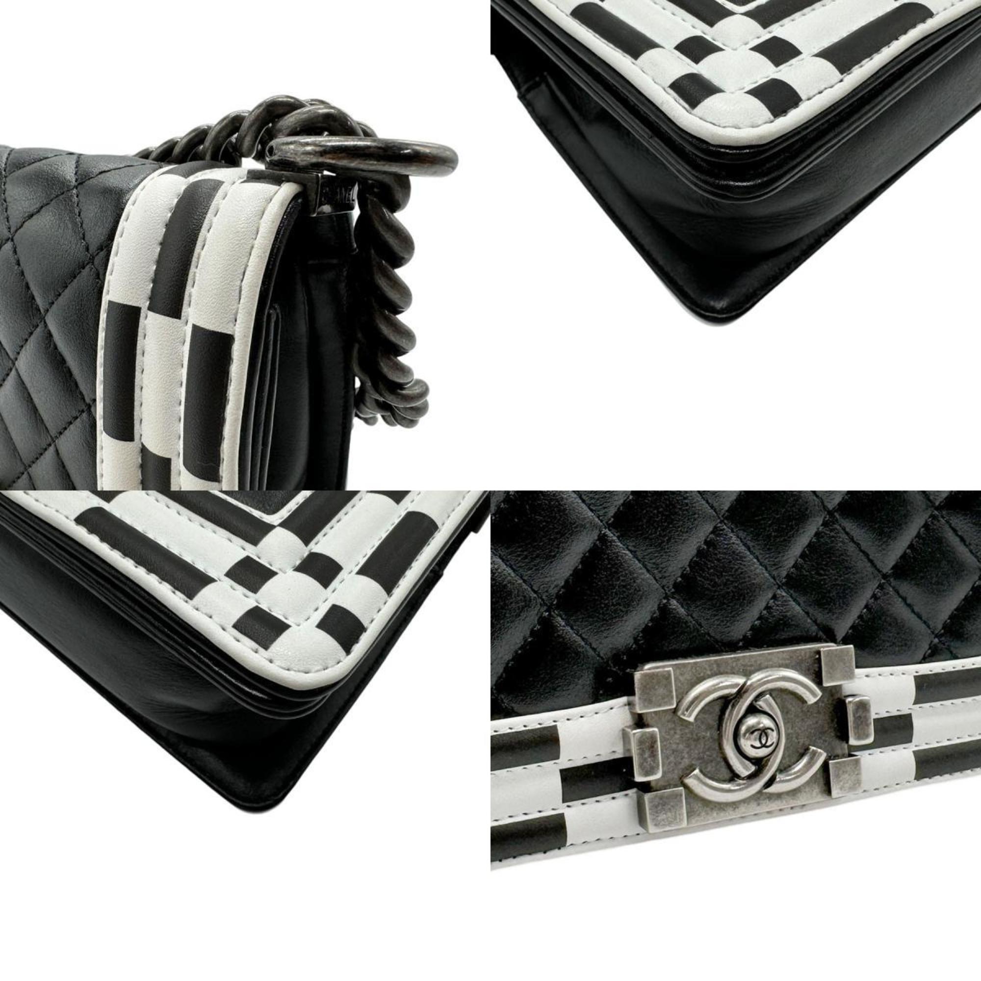 Chanel Boy Chanel Bag Checkerboard Style