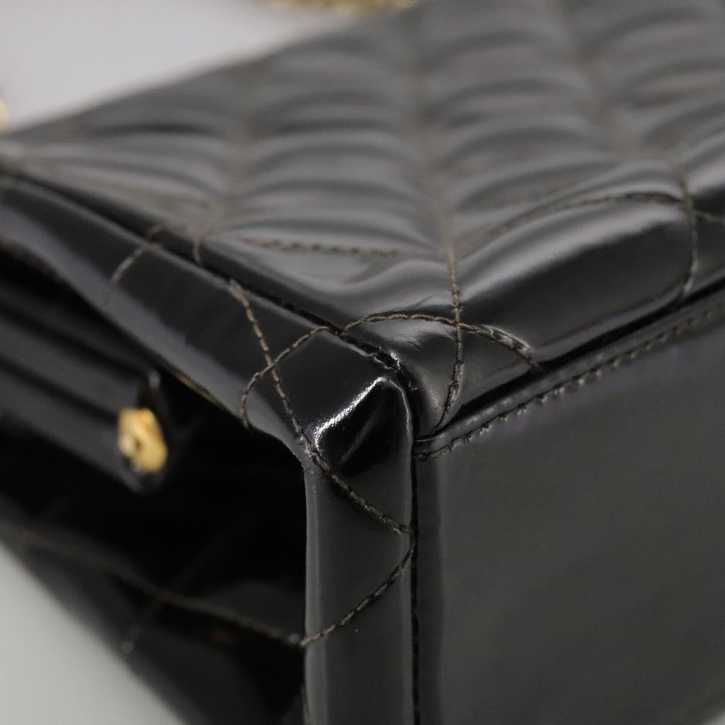 Chanel Vintage Patent Leather Quilted Bag