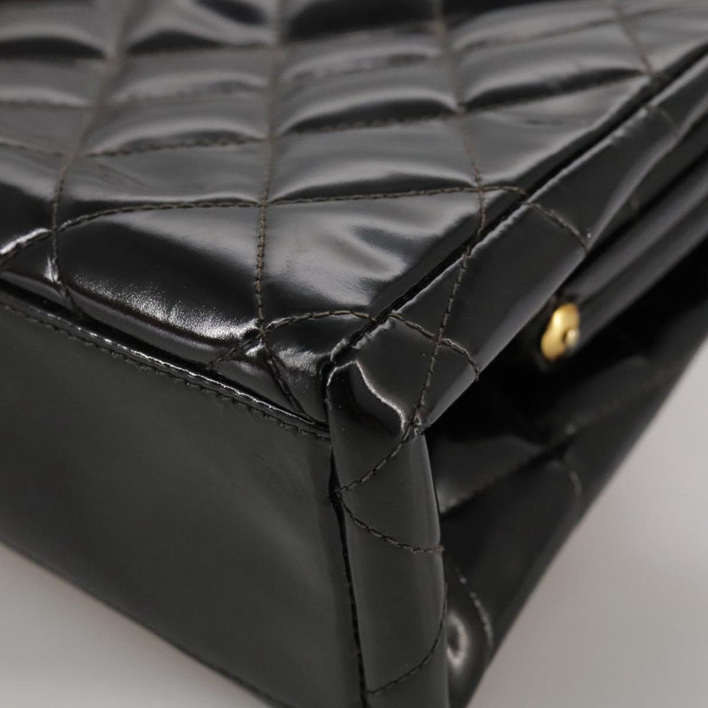 Chanel Vintage Patent Leather Quilted Bag
