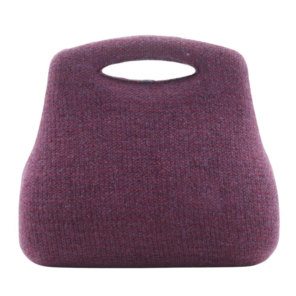 Chanel Classic Handbag  Purple Tweed