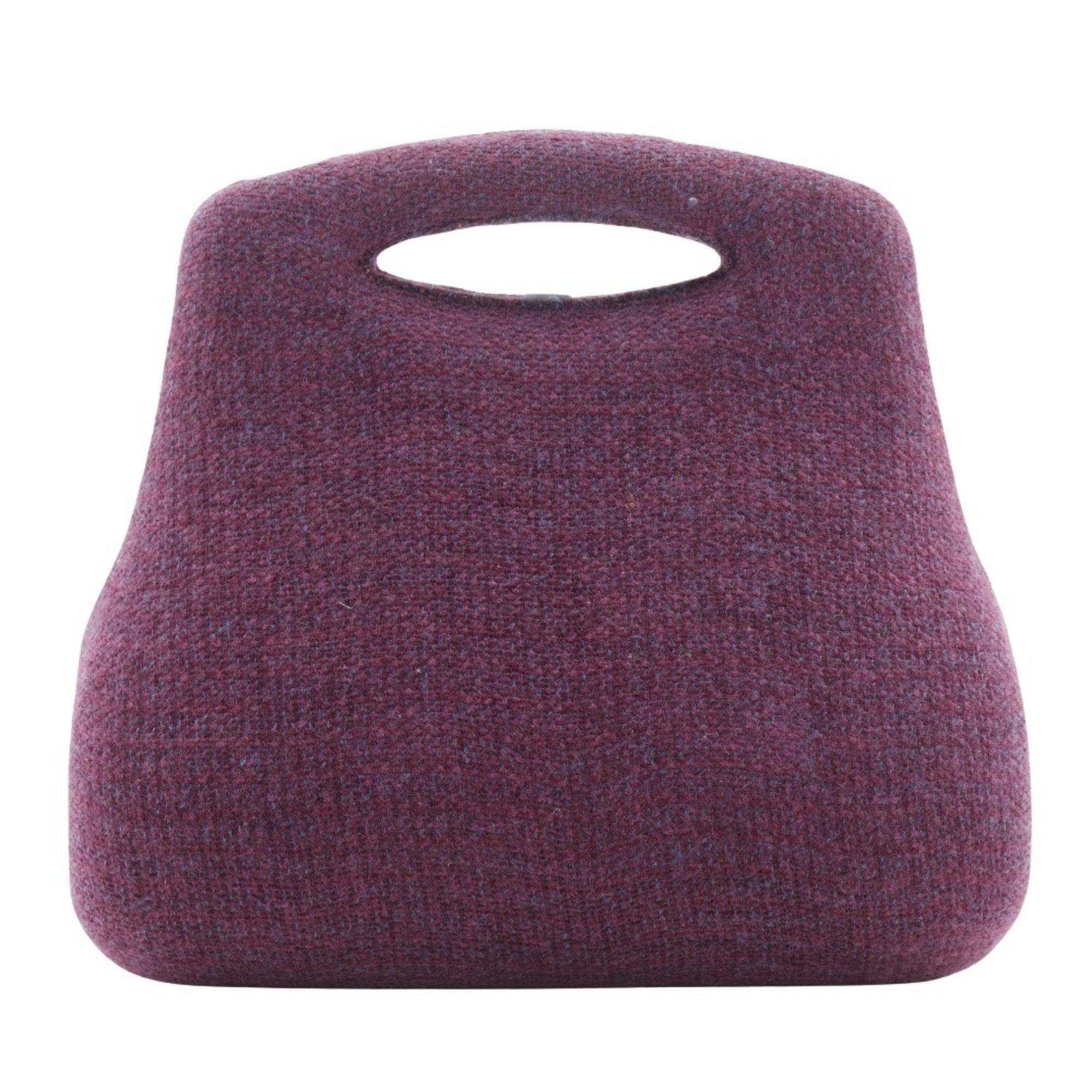 Chanel Classic Handbag  Purple Tweed