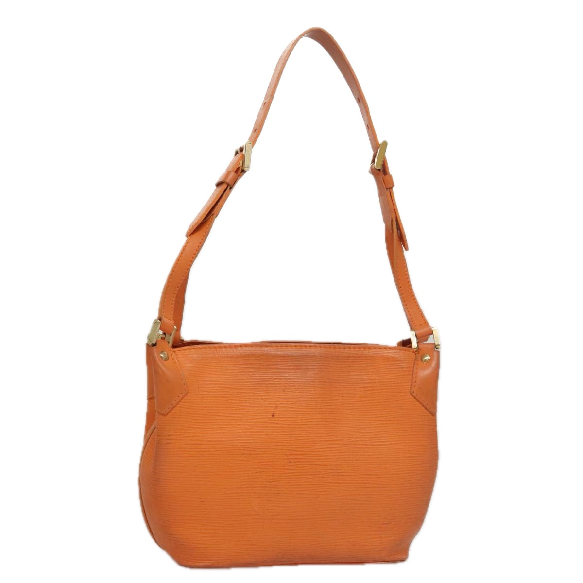 Leather Handbag with Distinctive Design and Good Condition