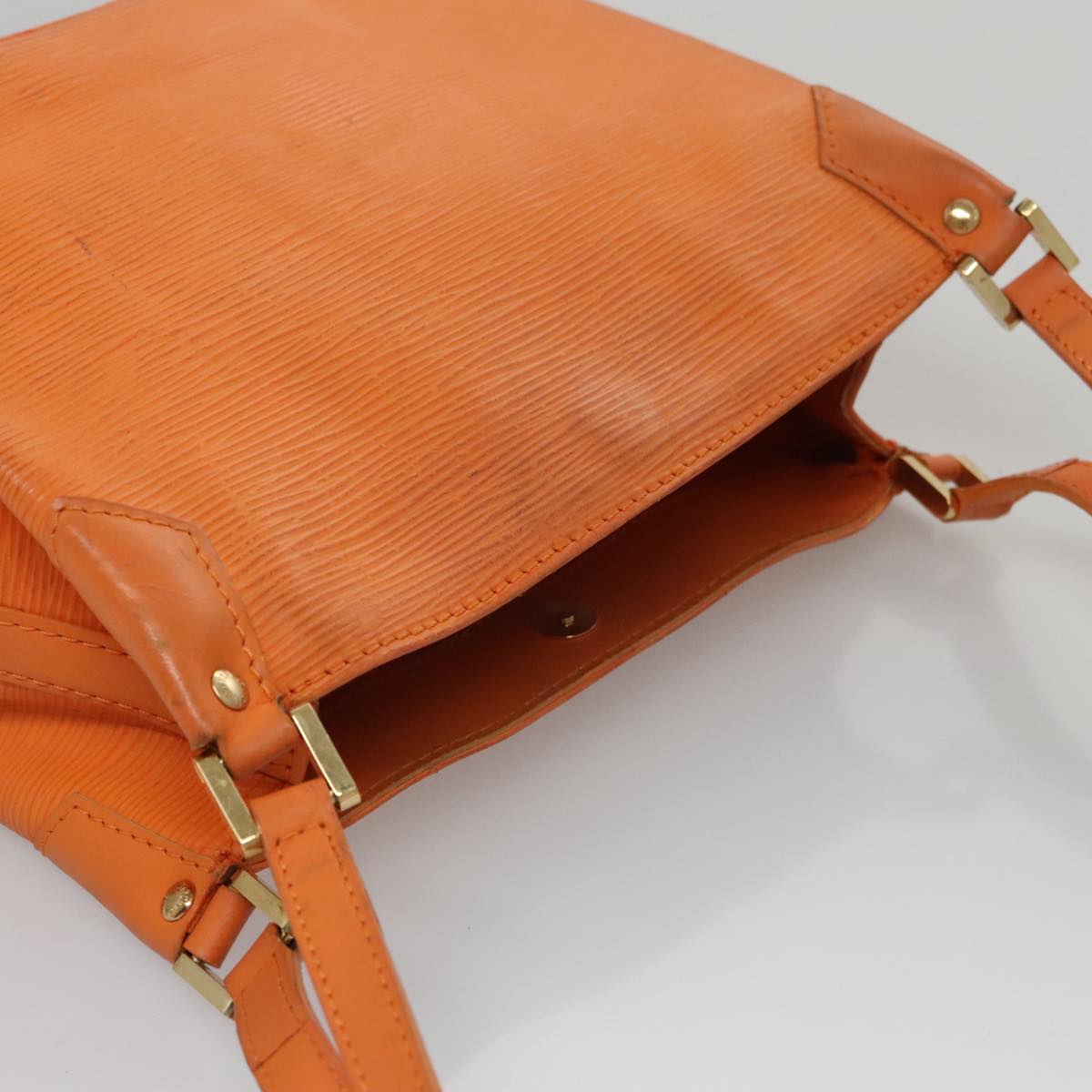 Leather Handbag with Distinctive Design and Good Condition