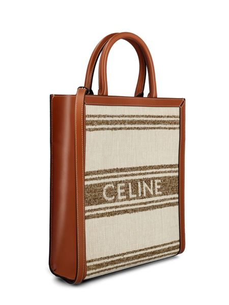 CABAS STRIPED RAFFIA TOTE BAG
