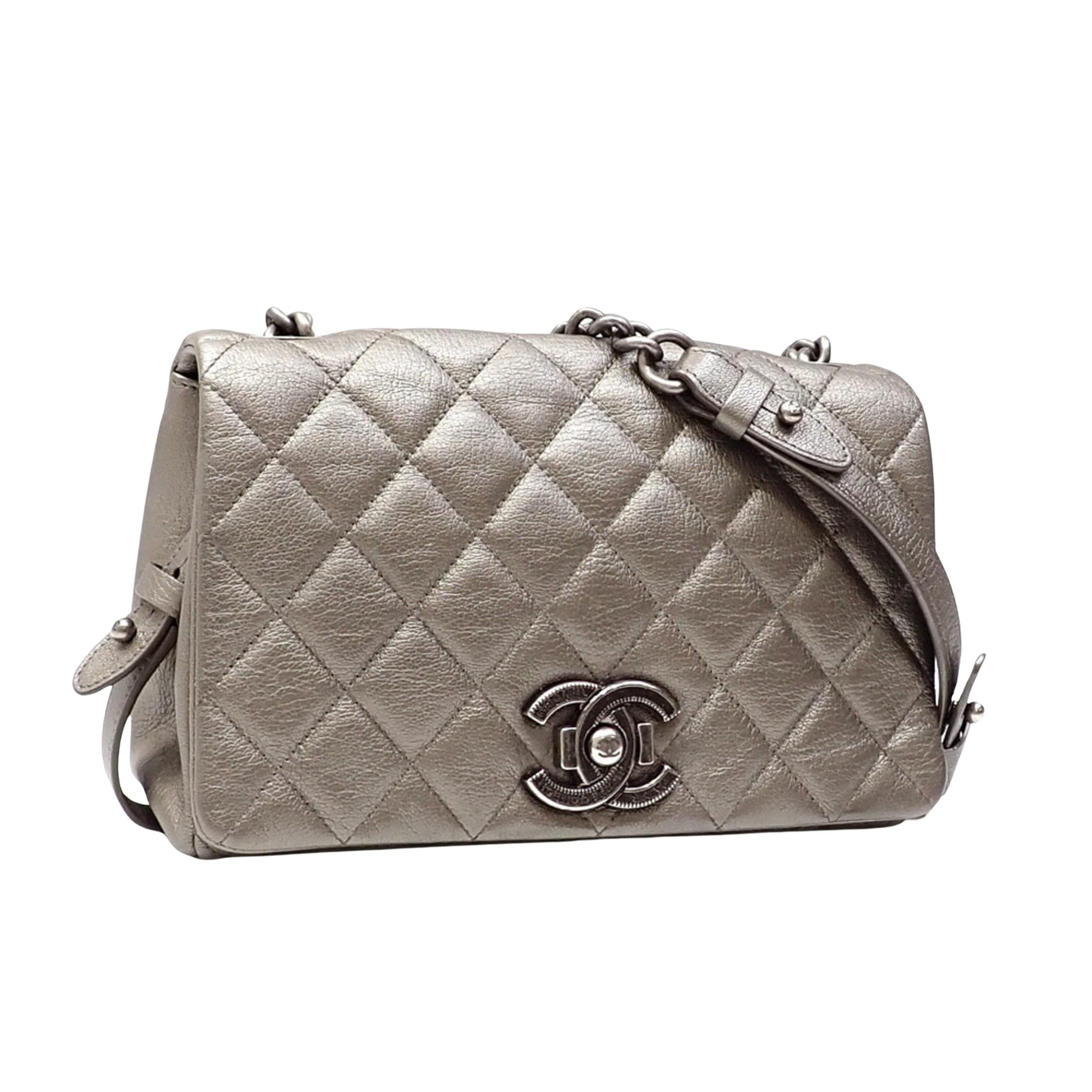 Chanel Classic Shoulder Bag Quilted Lambskin