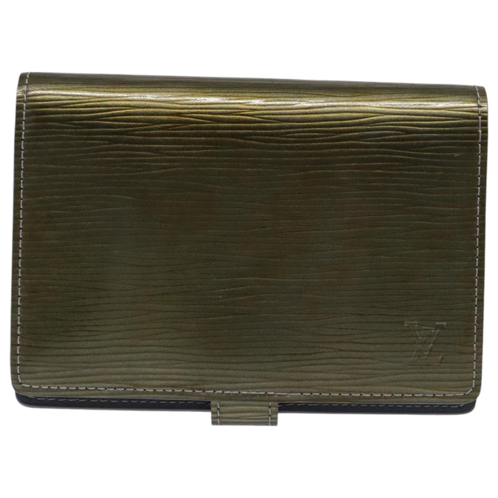 Epi Leather Zipped Wallet