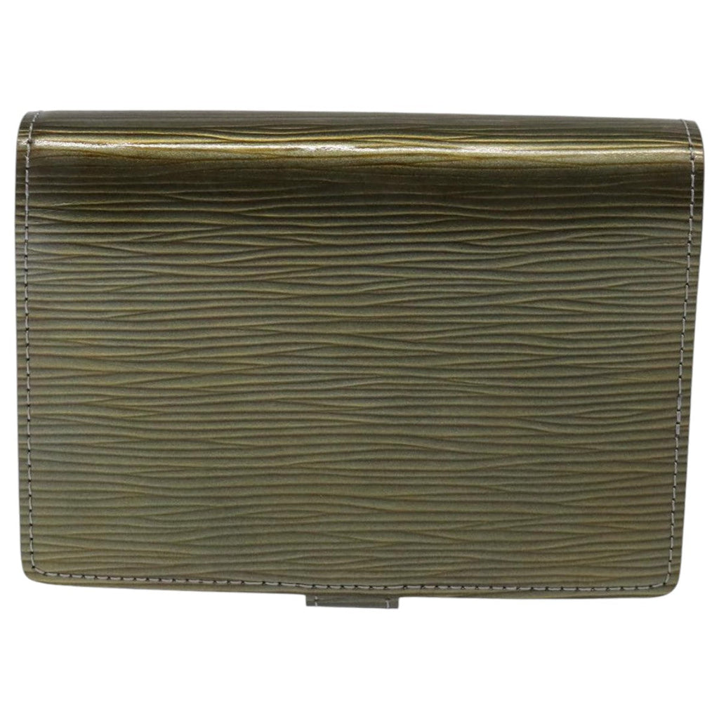 Epi Leather Zipped Wallet