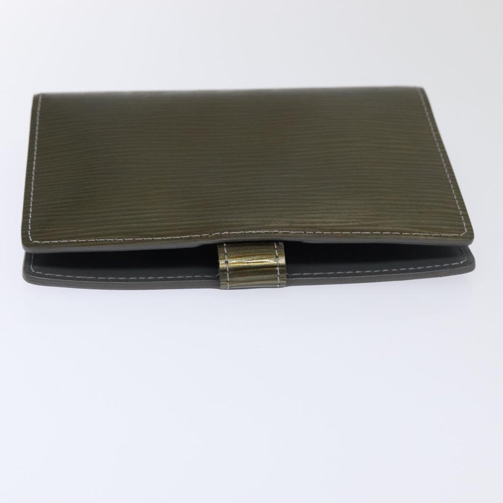 Epi Leather Zipped Wallet