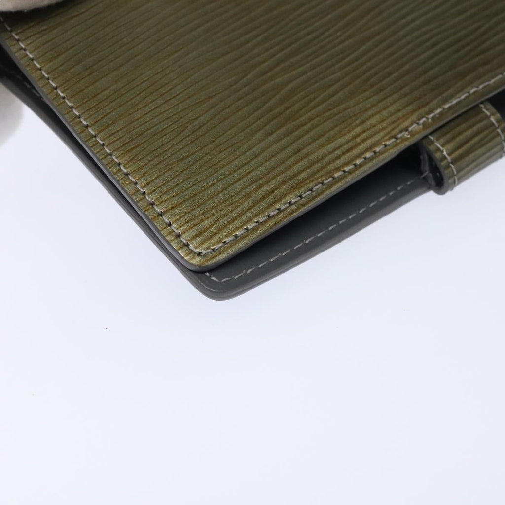 Epi Leather Zipped Wallet