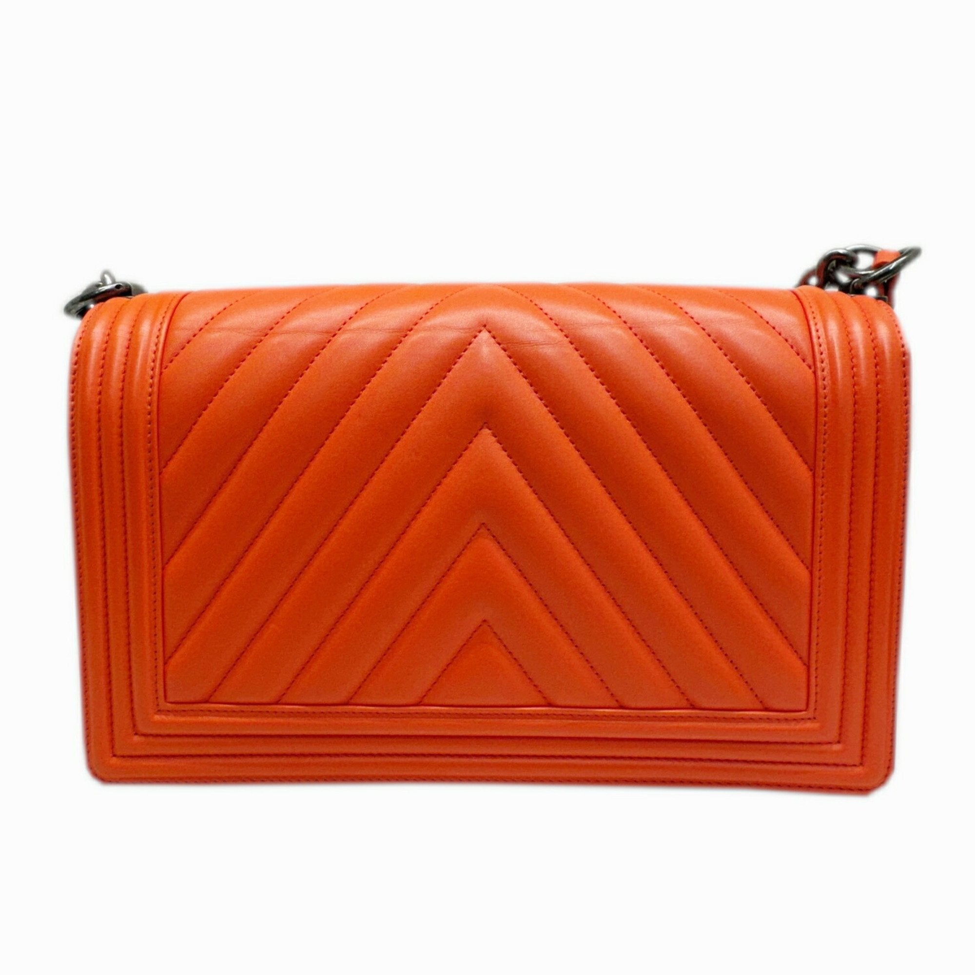 Chanel Boy Chanel Chevron Quilted Lambskin Bag