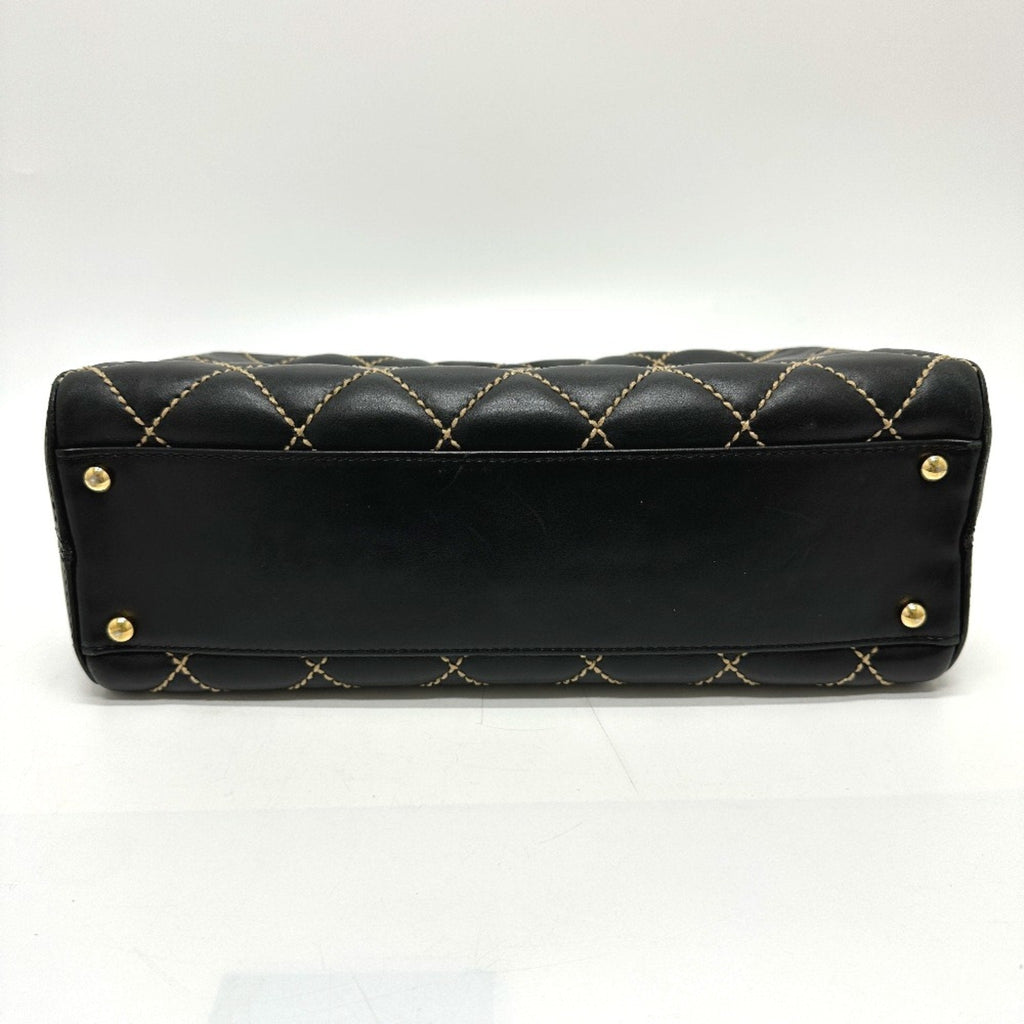 Chanel Quilted Leather Handbag Diamond Style