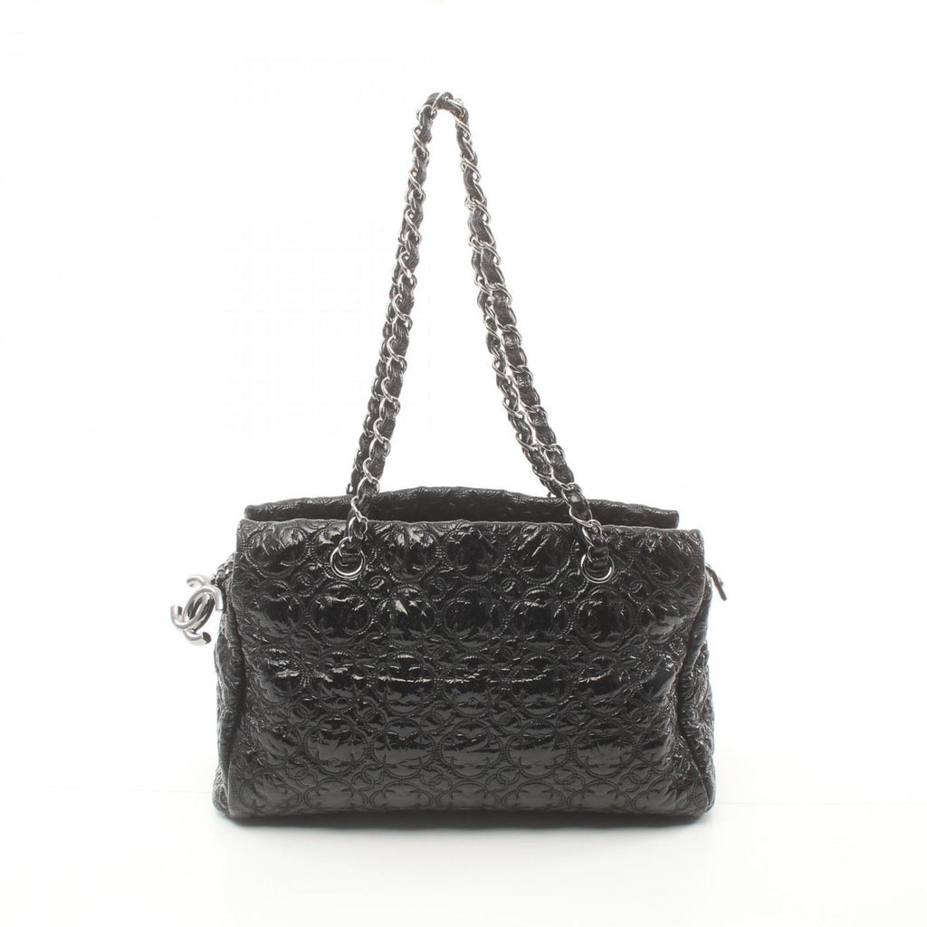 Chanel Quilted Patent Leather Chain Bag