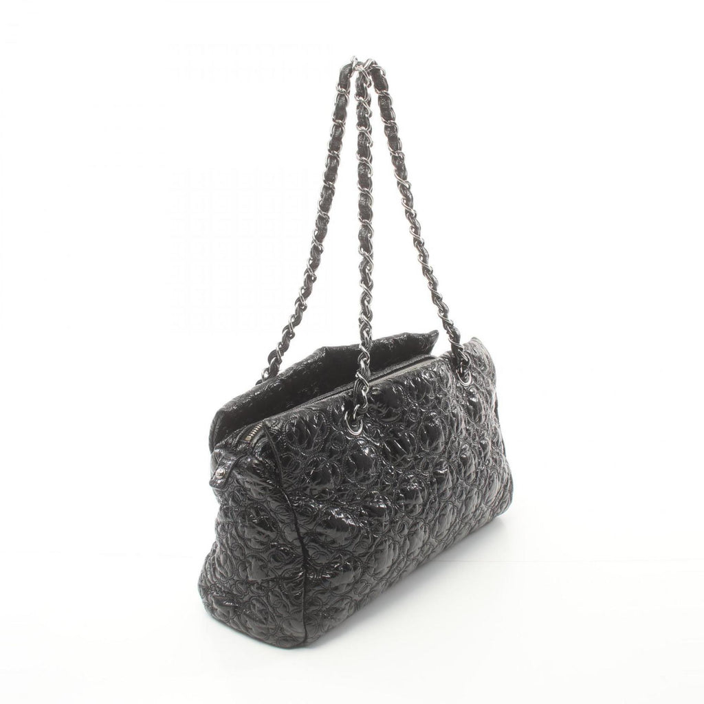 Chanel Quilted Patent Leather Chain Bag
