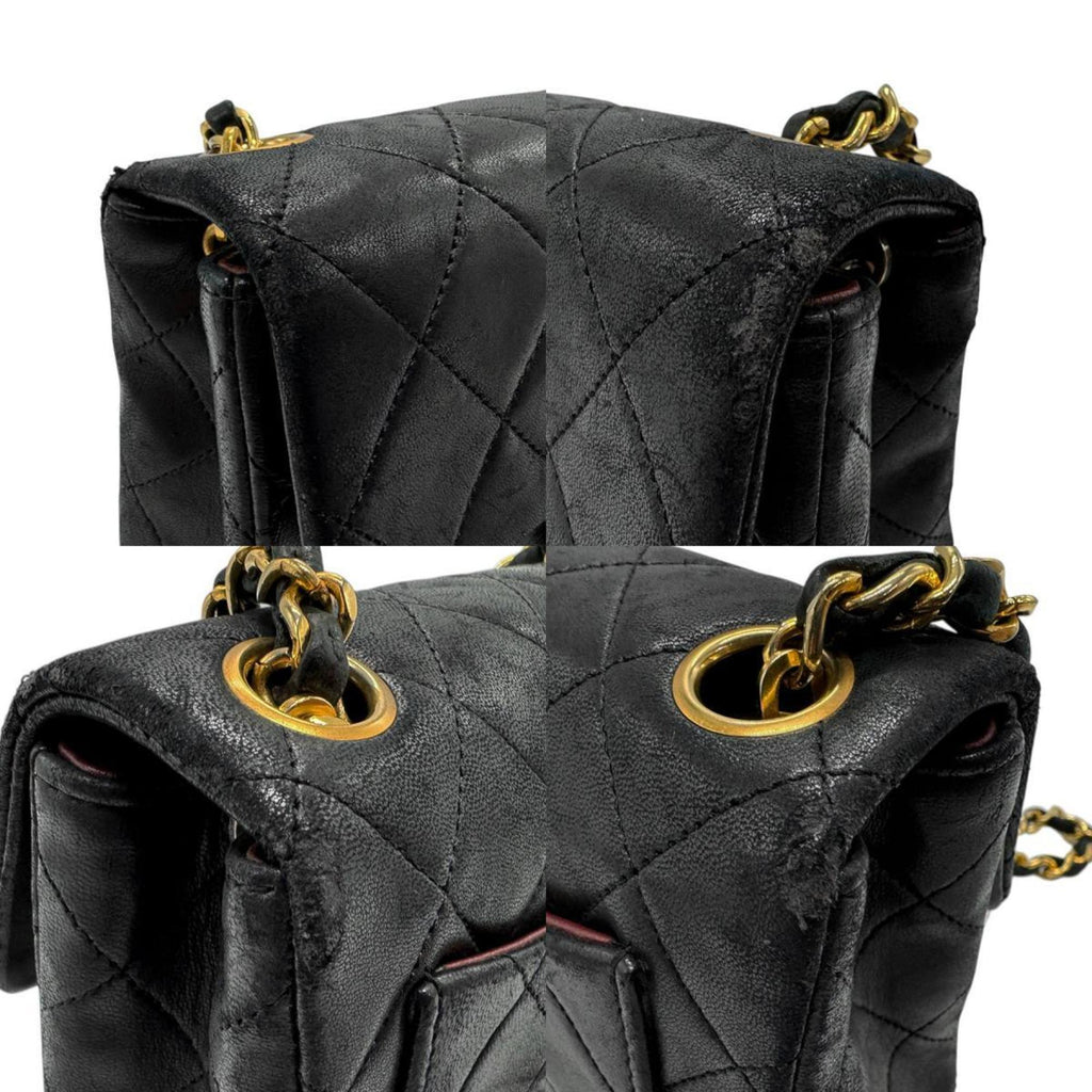 Chanel Mini Classic Flap Bag Black Lambskin