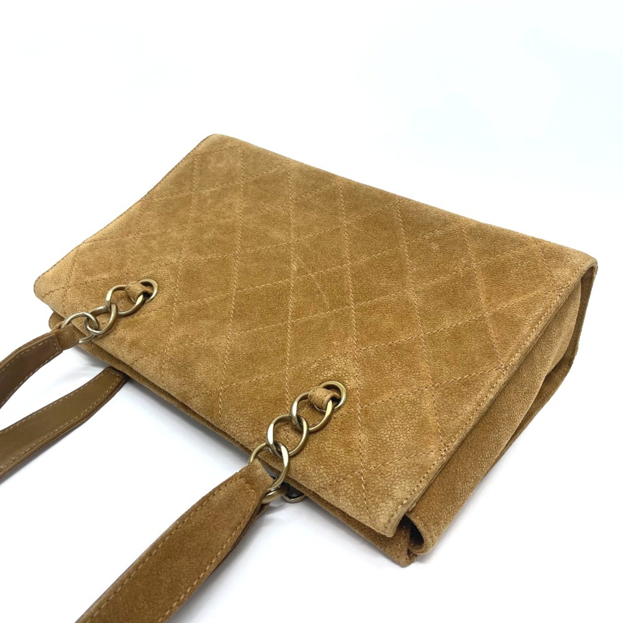 Chanel uede Quilted Tote Claic Tote Bag
