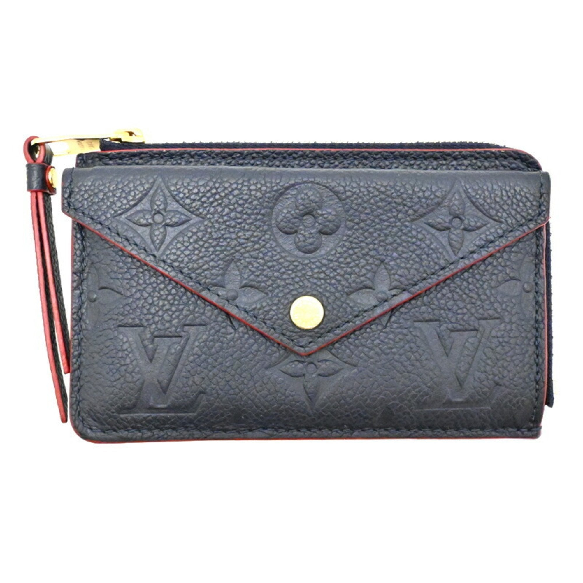 Leather Porte Cartes Recto Verso with Box