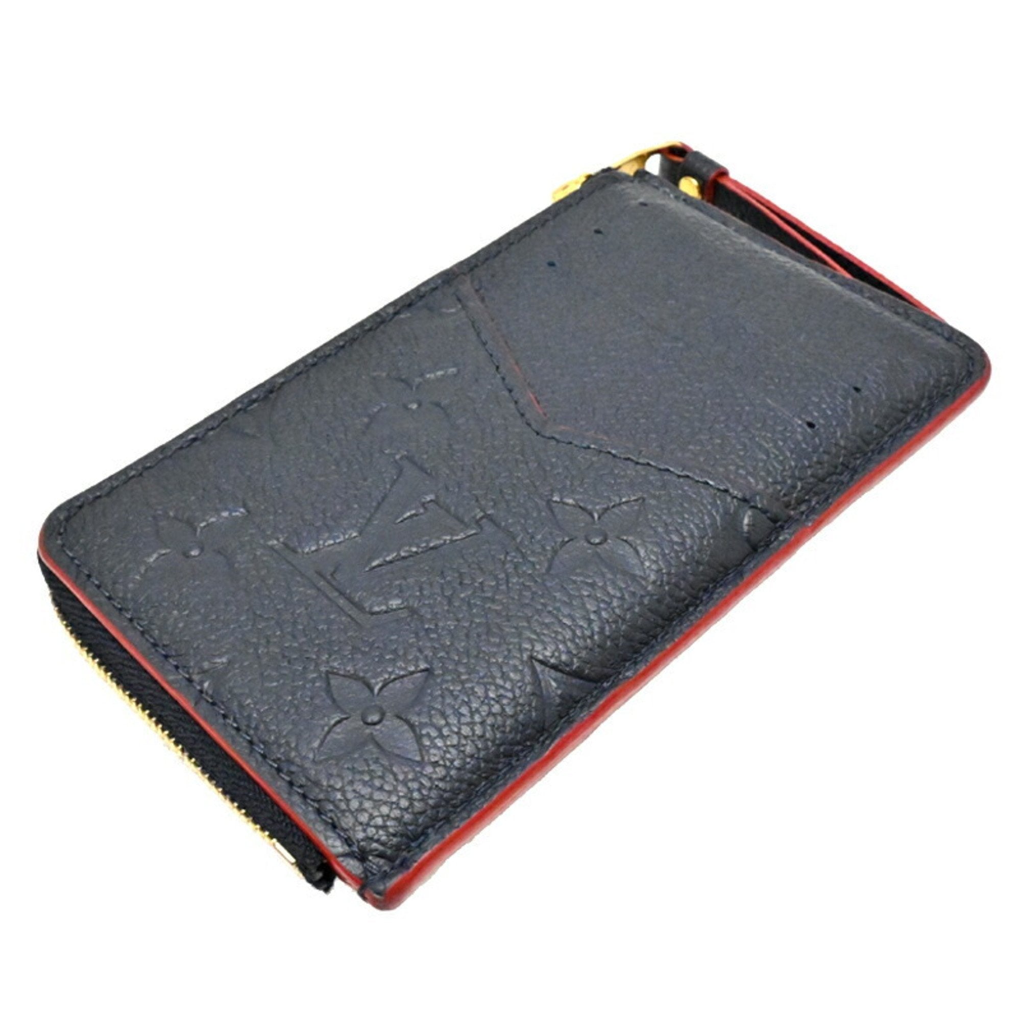 Leather Porte Cartes Recto Verso with Box