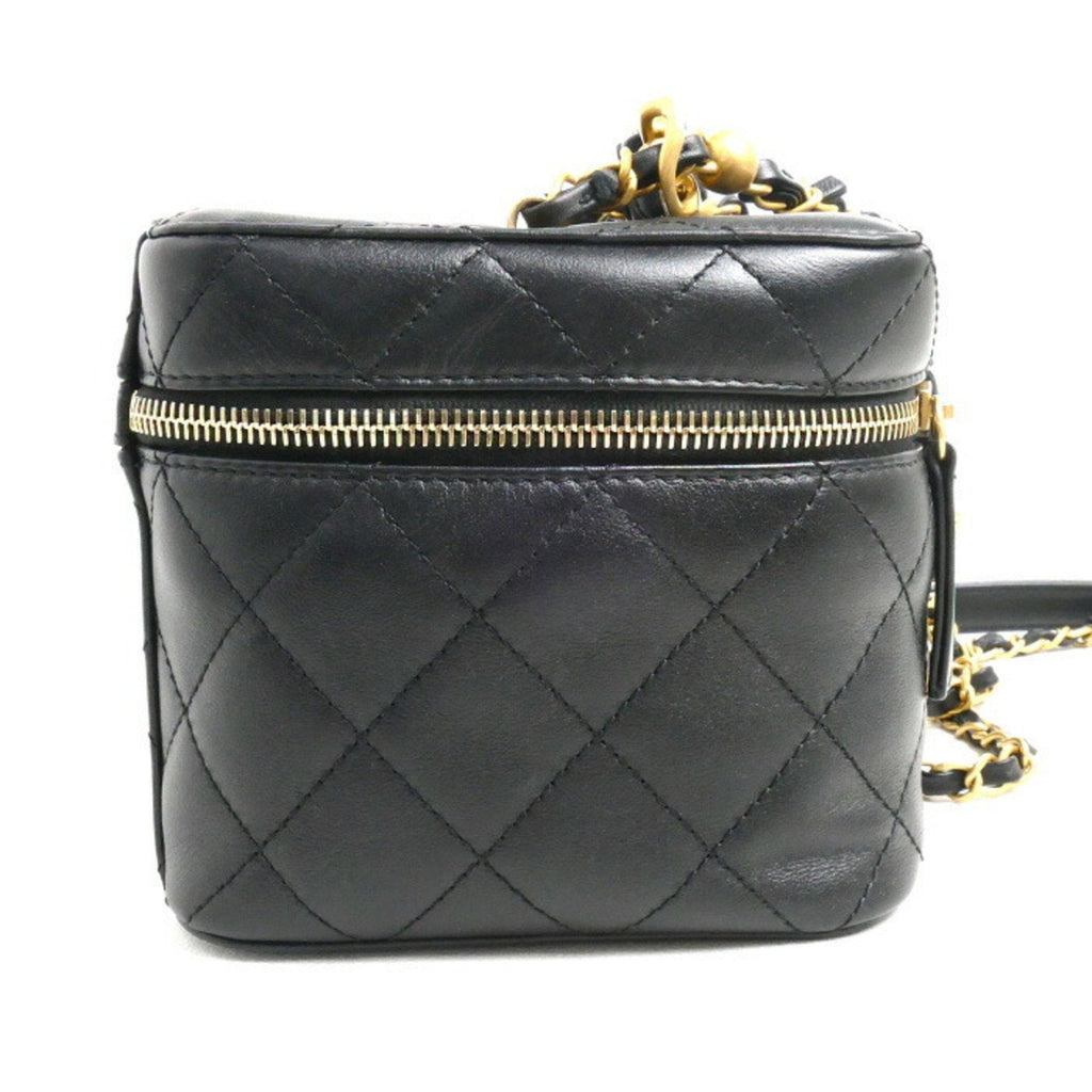Chanel Chanel Vanity Case Quilted Leather Bag