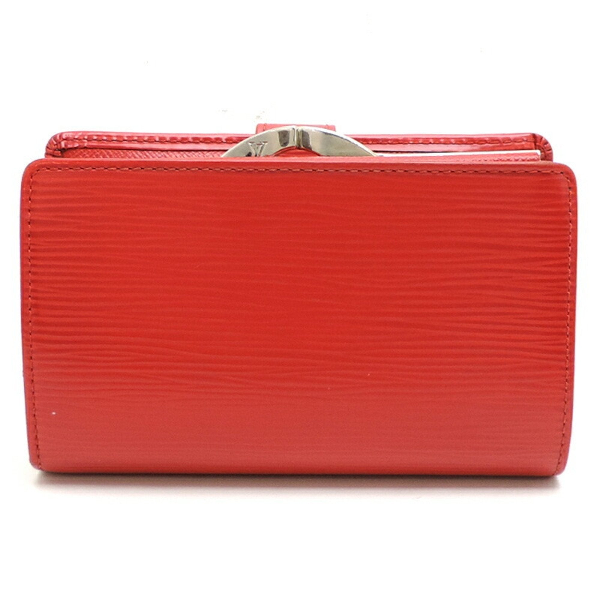 Epi Leather Wallet Red
