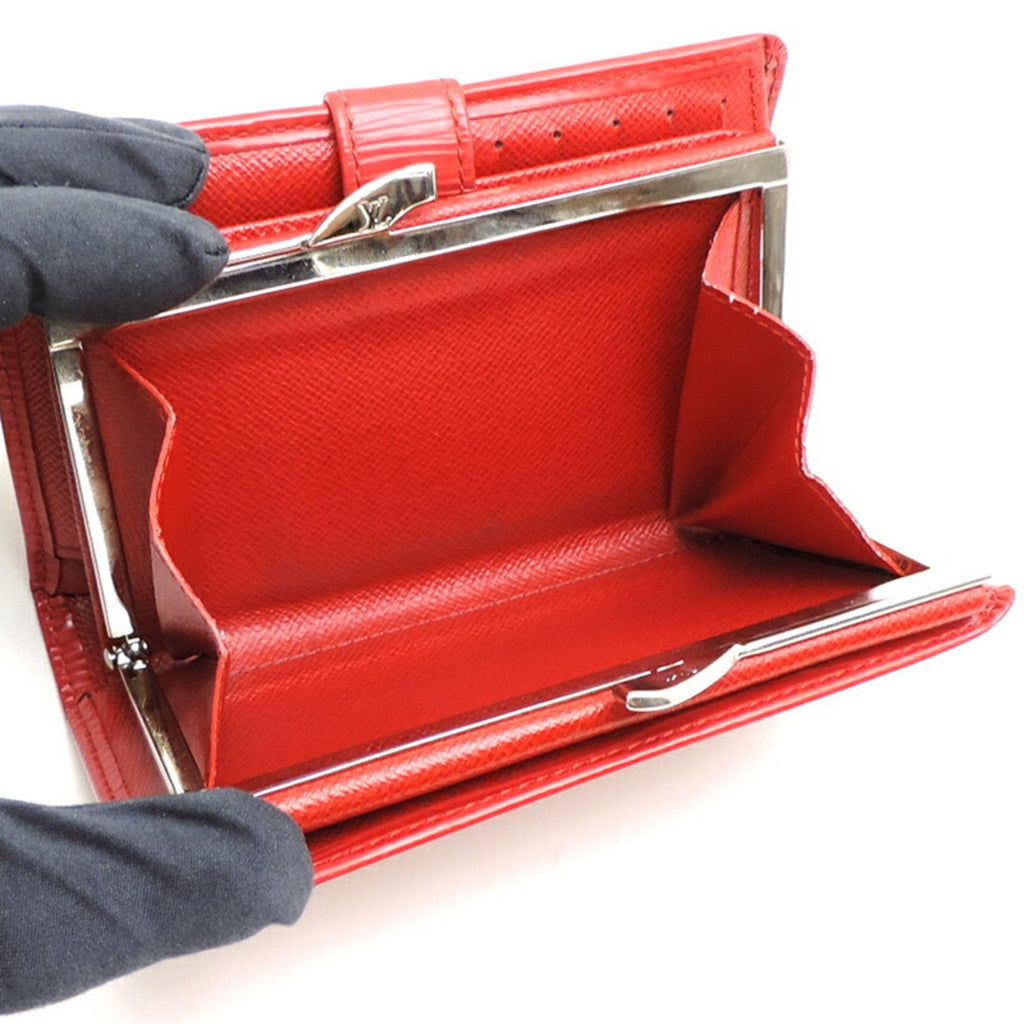 Epi Leather Wallet Red