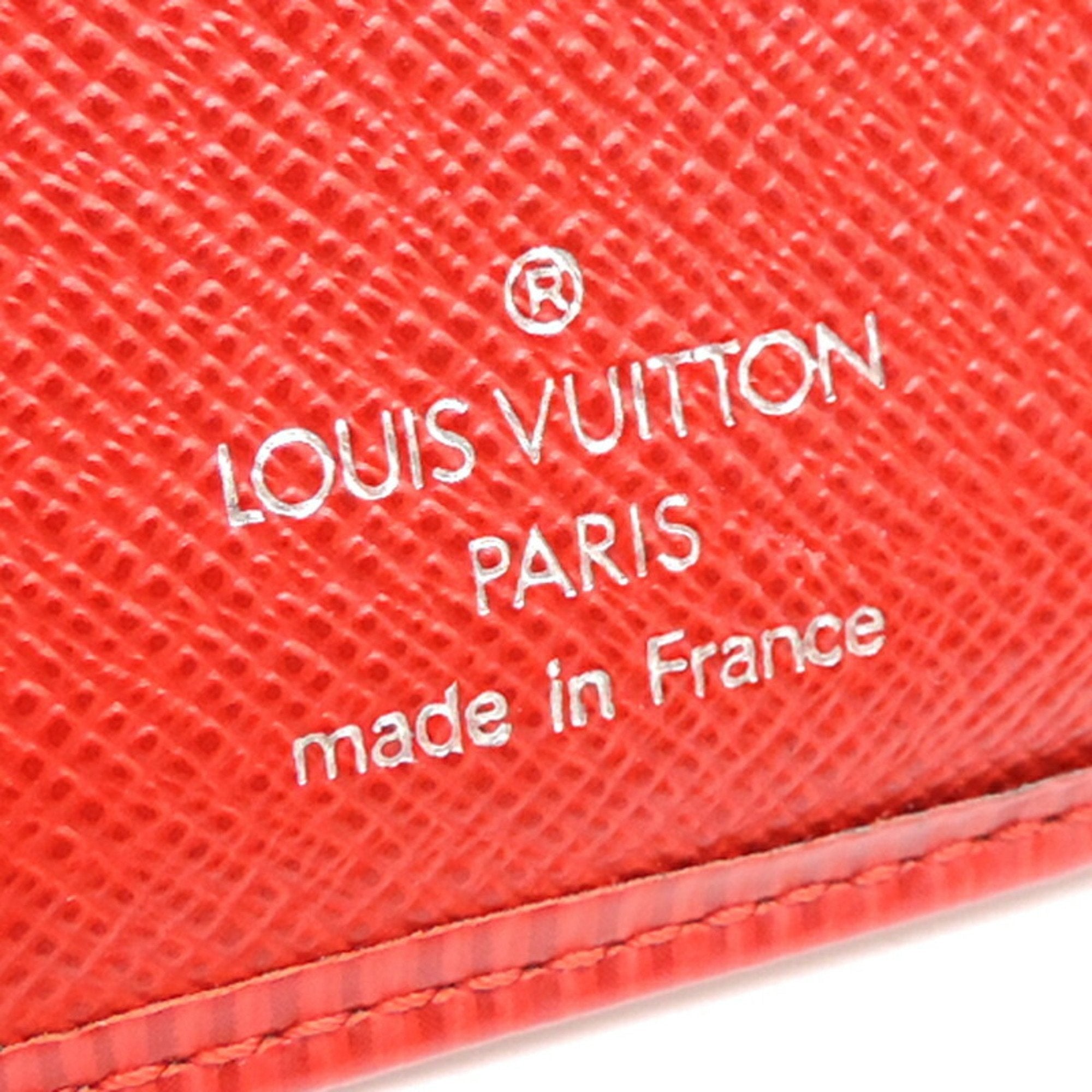 Epi Leather Wallet Red