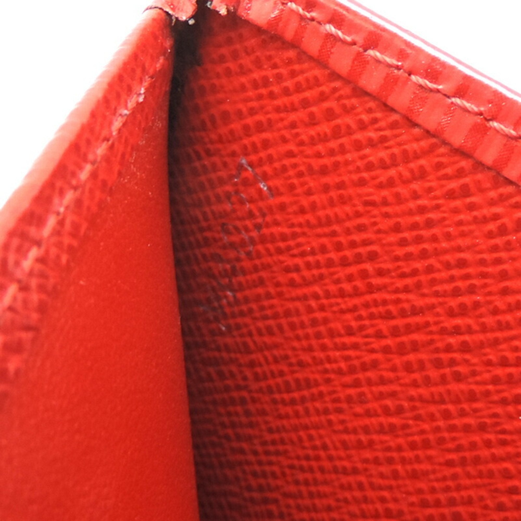 Epi Leather Wallet Red