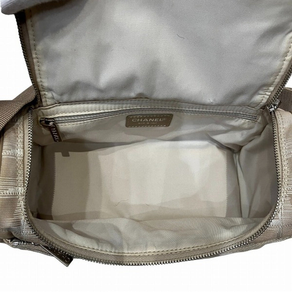 Chanel Classic Beige Quilted Shoulder Bag