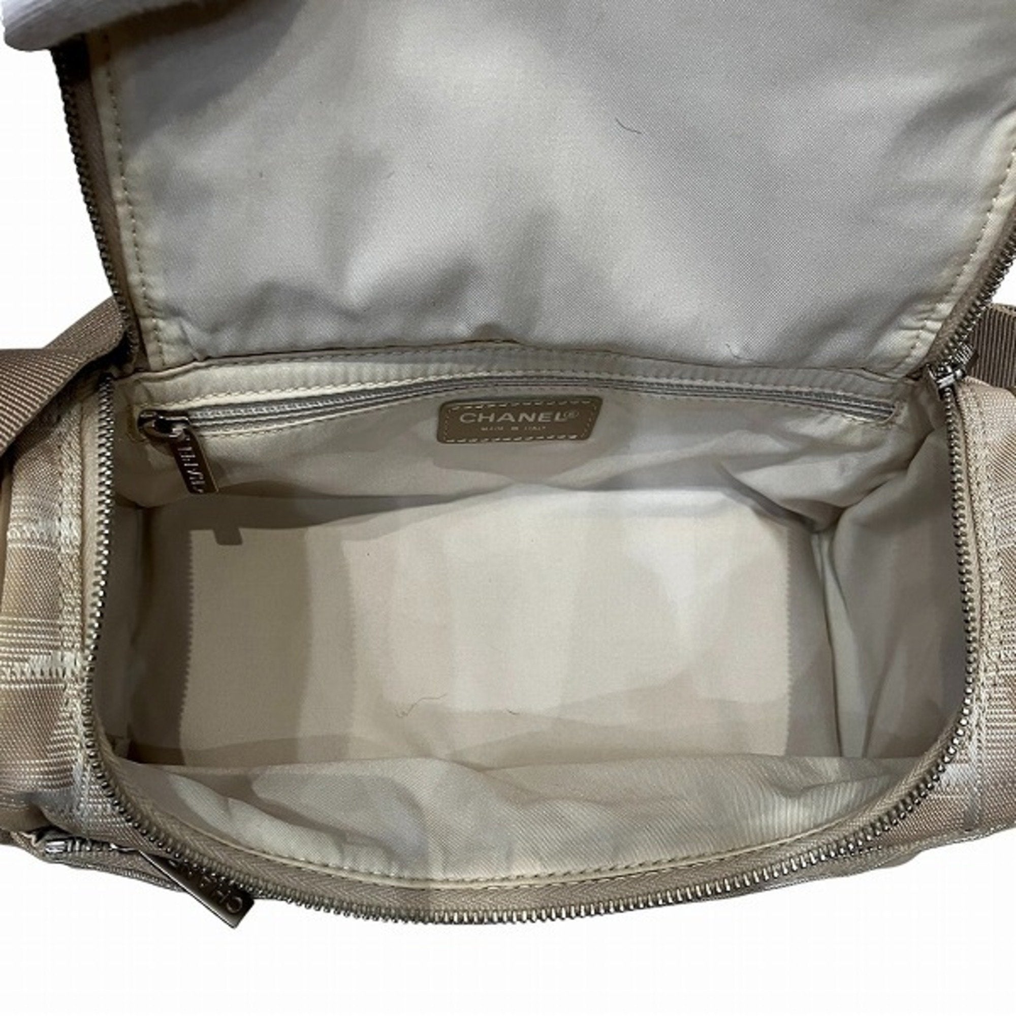 Chanel Classic Beige Quilted Shoulder Bag