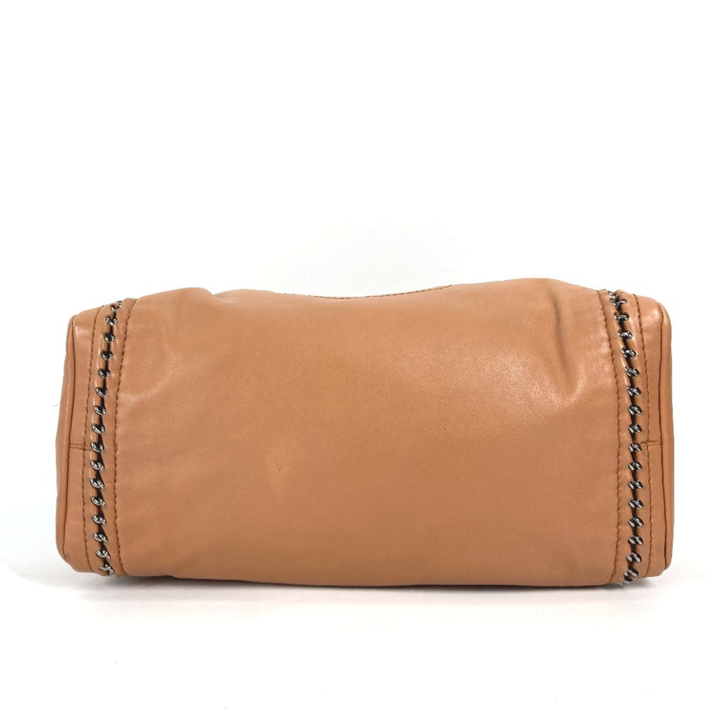 Chanel Calfskin Quilted Leather Shoulder Bag Chain Trim
