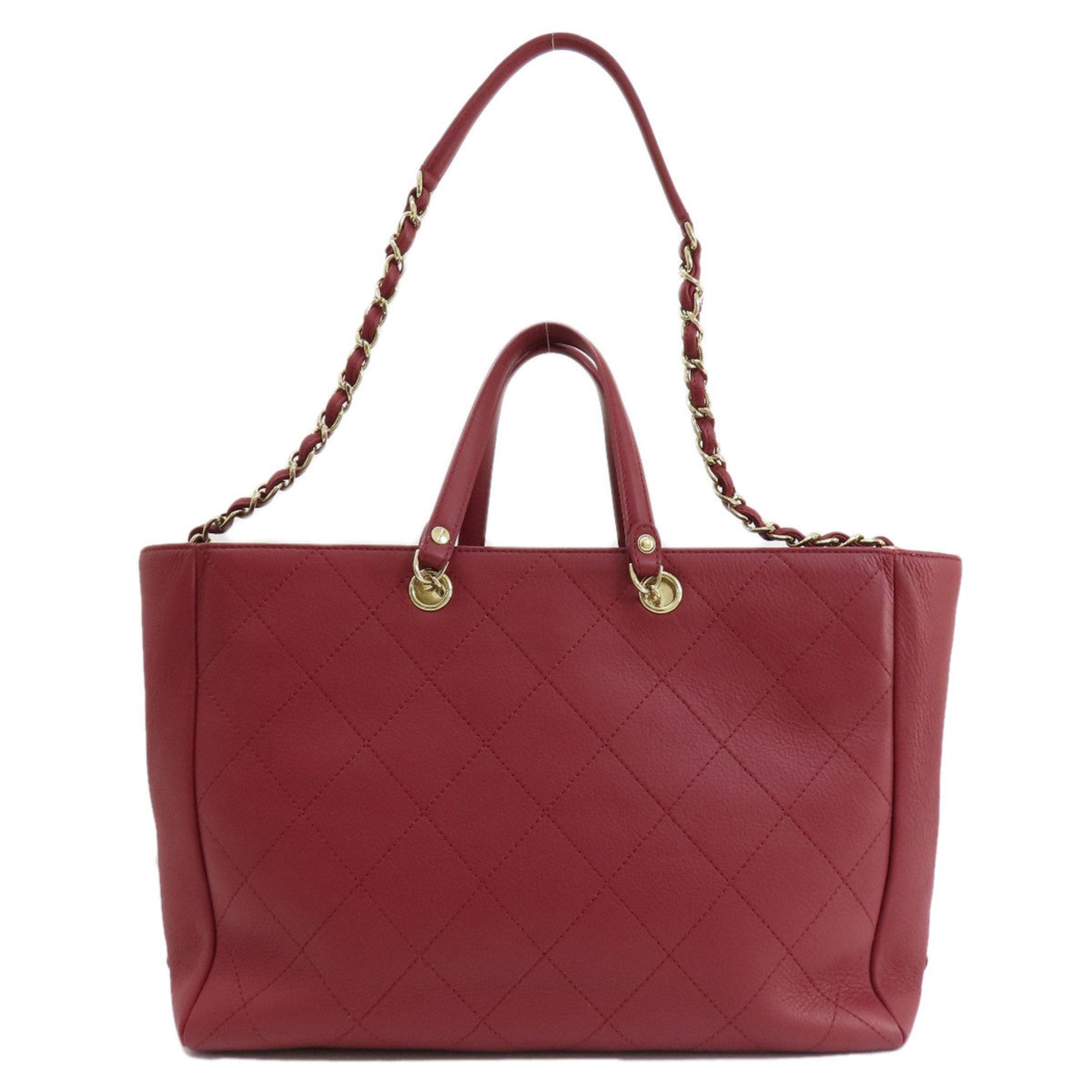 Chanel quilted tote bag