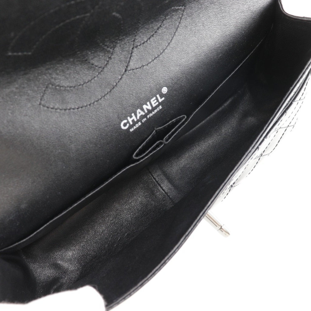 Chanel Classic Double Flap Patent Leather Shoulder Bag