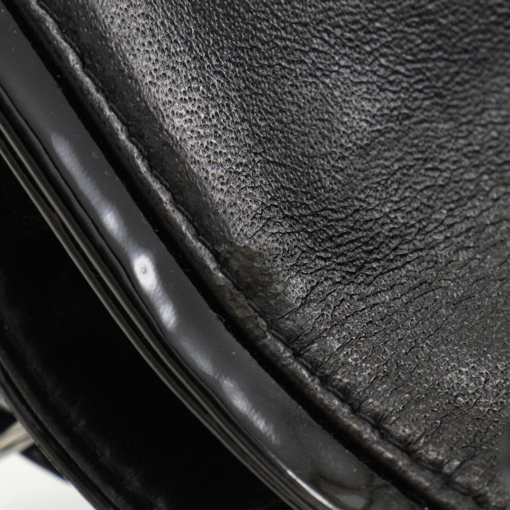 Chanel Classic Double Flap Patent Leather Shoulder Bag