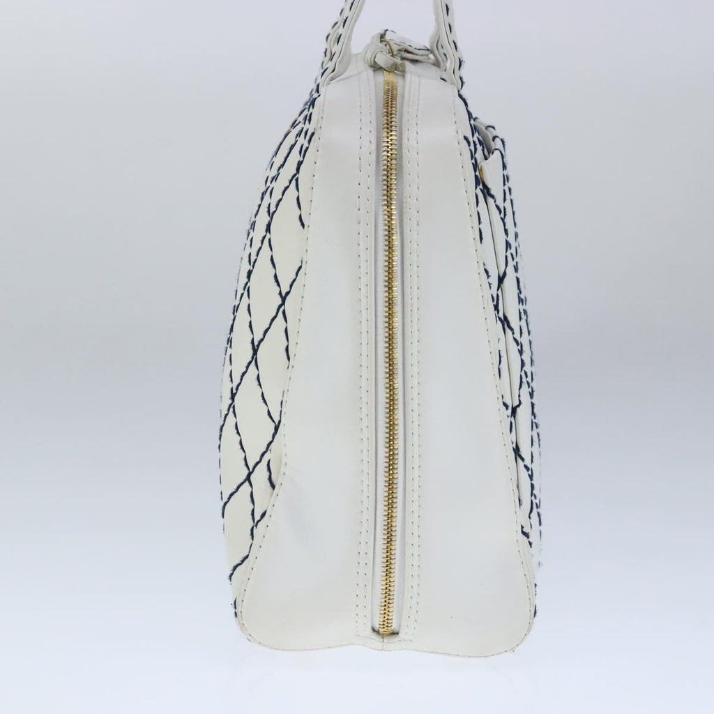 Chanel Stitched Leather Tote Bag