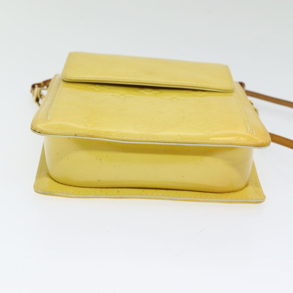 Pochette Monogram Vernis Clutch Yellow