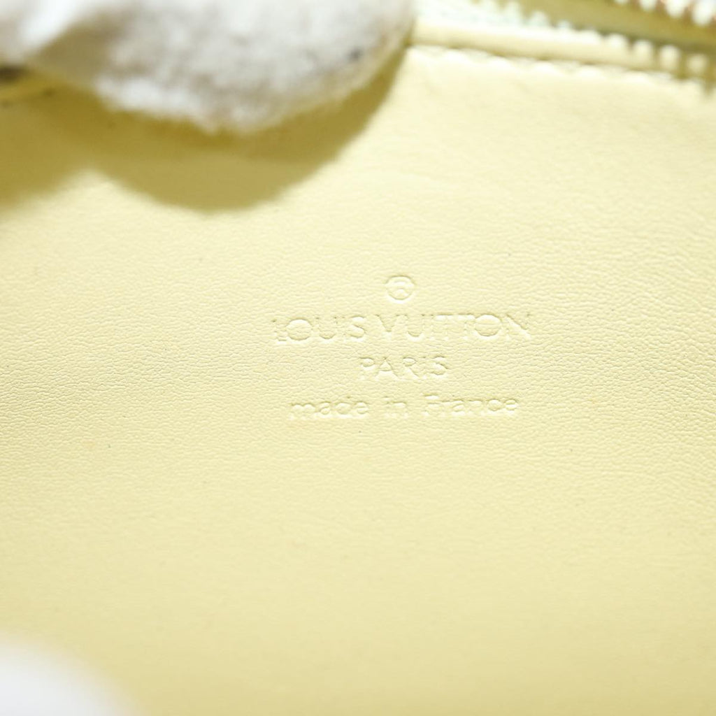 Pochette Monogram Vernis Clutch Yellow
