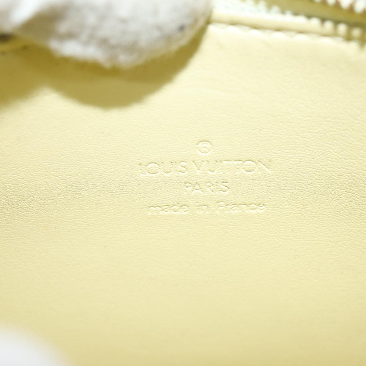 Pochette Monogram Vernis Clutch Yellow