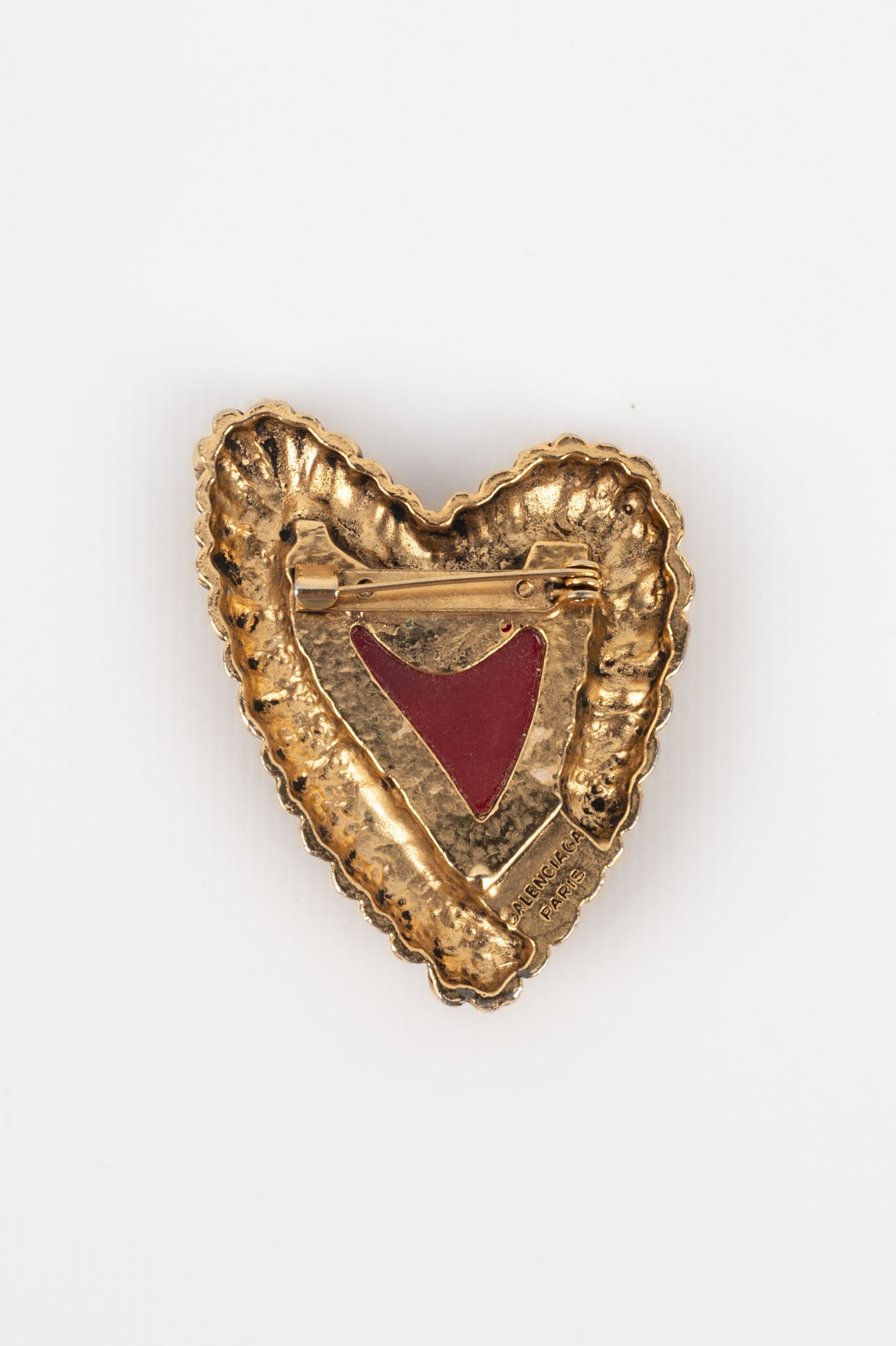 Broche coeur Balenciaga